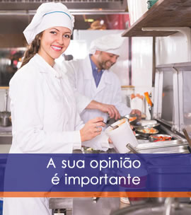 A sua opinião é importante